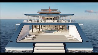 138m superyacht called INSPIRE by Sinot Yacht Architecture and Design