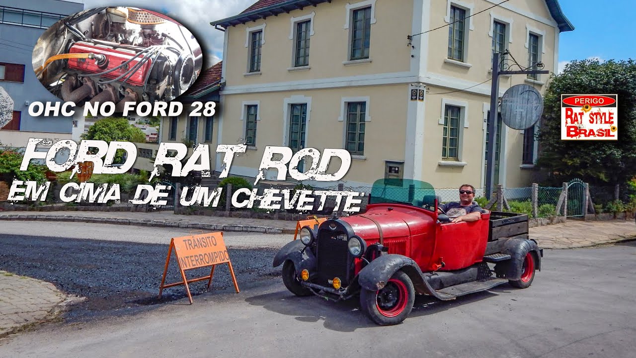 Ford Rat Rod em cima de um Chevette - YouTube