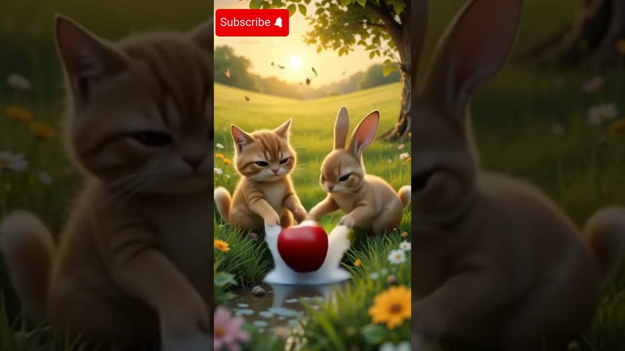 "Cat & Rabbit: An Unlikely Friendship