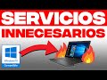 Deshabilitar servicios innecesarios (sin dañar Windows 10) y optimizar el rendimiento al máximo 2020