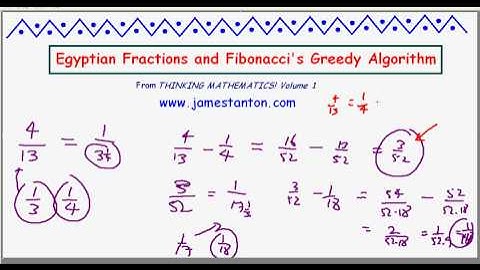 Egyptian Fractiions and Fibonacci