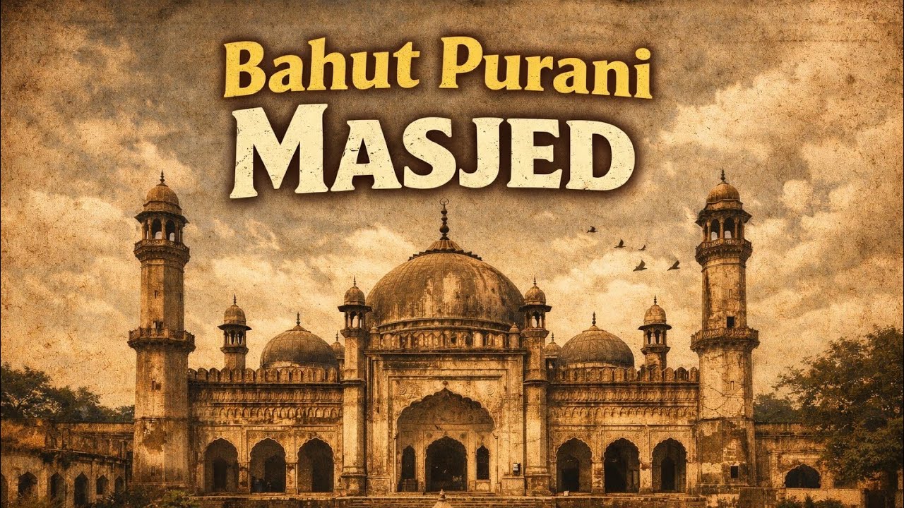 Itni purani masjed 😲
