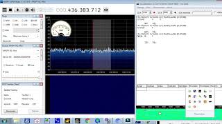 TAU-Sat 1 satellite. Pass over Costa Rica. Telemetry decode Wealth