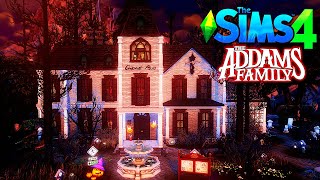 СТРОИМ ДОМ СЕМЕЙКИ АДДАМС - СИМС 4 (The Sims 4 NO CC BUILD)