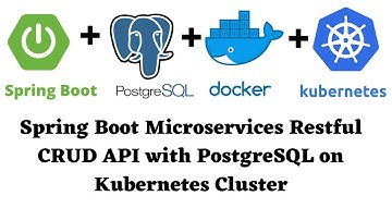 Build and Run Spring Boot PostgreSQL Restful CRUD API Application on Kubernetes Cluster