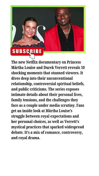 10 Shocking Bombshells 😱 Princess Märtha Louise & Durek Verrett’s Netflix Documentary