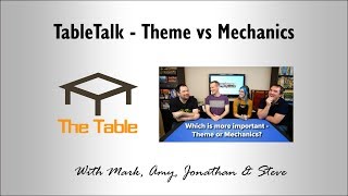 TableTalk - Theme vs Mechanics