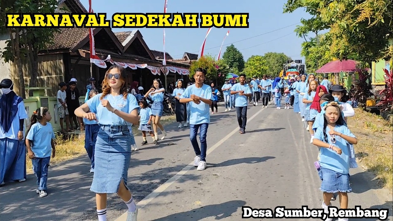 Full Video Kemeriahan Karnaval Sedekah Bumi Desa Sumber, Kecamatan Sumber, Rembang 2025