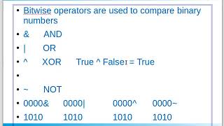 Python Lesson 6: Operators