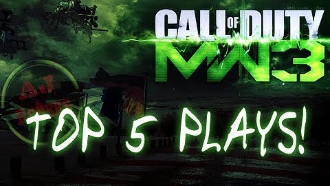 MW3 Top 5 Plays - AJ