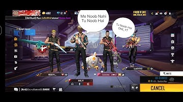 GRANDMASTER Player VS Me Custom 1V1 | Grandmaster Player Call Me Noob | Friend List Me Grandmaster 🟨