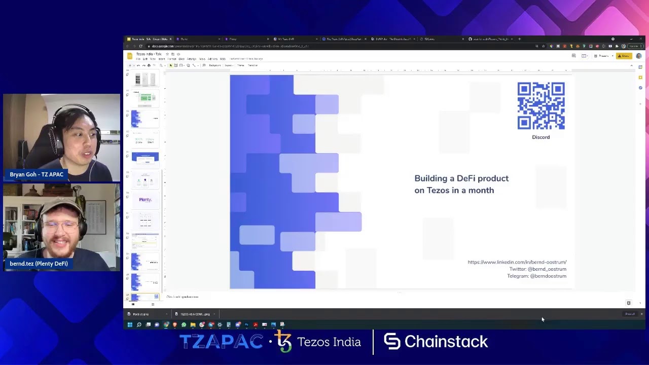 TezAsia: Building Defi product on Tezos in a month - Plenty DeFi