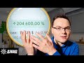 Как заработать 204600% научившись выбирать акции (4 шага)