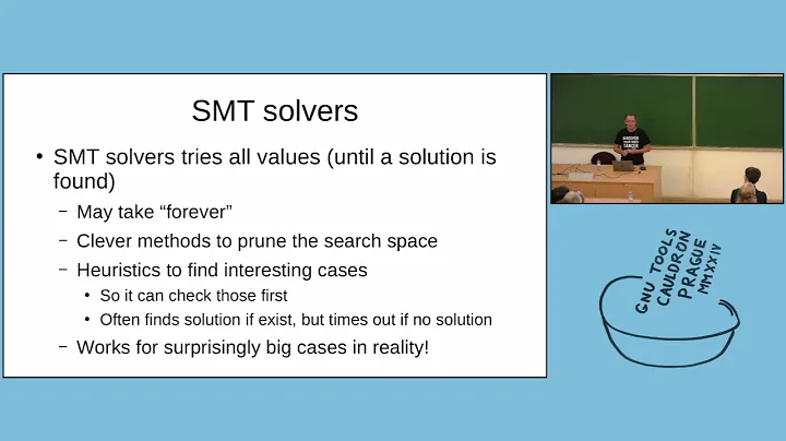 Krister Walfridsson: Finding GCC wrong-code bugs with smtgcc - GNU Tools Cauldron 2024