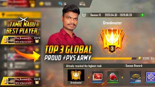 #pvsgaming tamilnadu best player achieve top 3 global grandmater /
free fire tips and tricks tamil | pvs gaming #grandmastertamil
#globaltop3 freefire #tamil...
