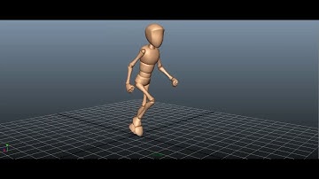 Running animation cycle in maya