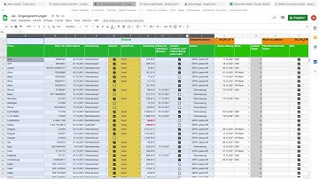 Tabellen - Daten sortieren