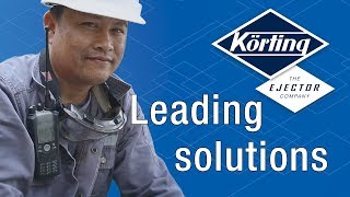 Leading solutions in vacuum and environmental technology: Körting Hannover – The Ejector Company