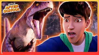 Raptor Pack ATTACK! 😳 Jurassic World: Chaos Theory | Netflix After School