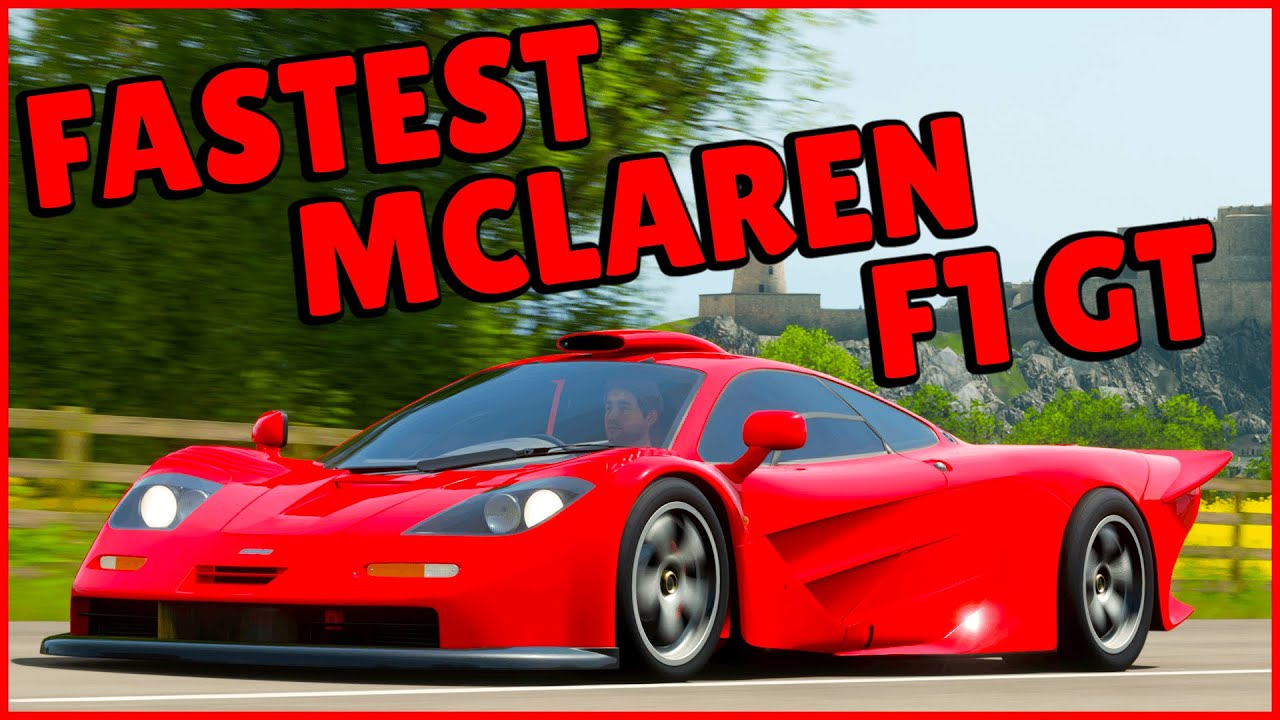 Forza Horizon 4 FASTEST MCLAREN F1 GT DRAG TUNE 1997 McLaren F1 GT