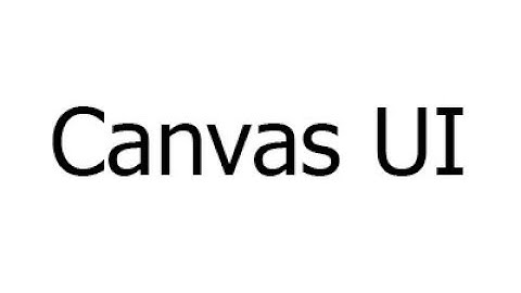 Canvas UI  на русском