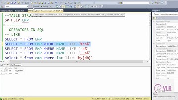 like operator sql server 2012-vlr training