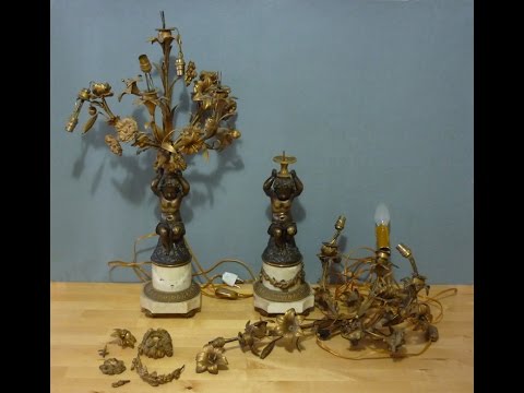 Restoring two antique lamps part-2