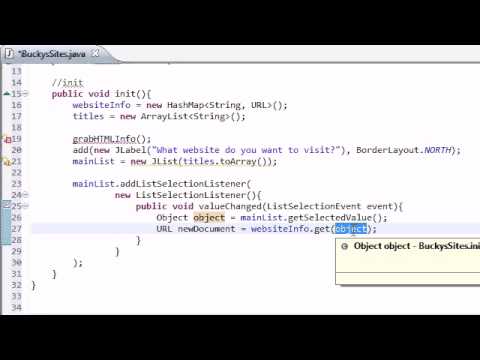 Intermediate Java Tutorial - 31 - Listening for User Events - YouTube