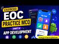 CS25C03 - Essentials of Computing || Unit 6 App Development MCQ Questions and Answers