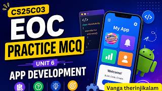 CS25C03 - Essentials of Computing || Unit 6 App Development MCQ Questions and Answers