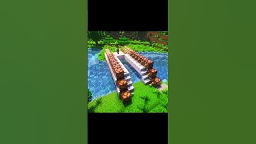 Minecraft RedStone Build Hacks Automated Bridge || #clotrix #minecraft @LombyMC @CLOTRIX