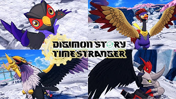 Ravemon Evolution, Special Skills & Win Screen - Digimon Story: Time Stranger