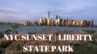 New York City Sunset Time Lapse | Liberty State Park| Live Adventure Travel