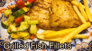 Grilled fish fillets/Super easy grilled fish/ yummy fish fillets