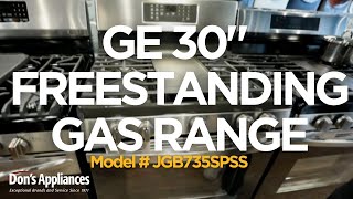 Ge 30 Freestanding Gas Range Model