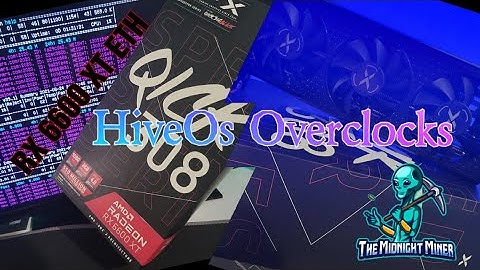 XFX RX 6600 XT HiveOs ETH overclocks