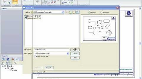 Solid Edge 2D Drafting Tutorial : How To Use Dimensions & Constraints