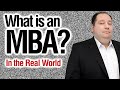 What is an mba  should you get one with former ceo