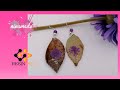 DIY. Increíbles Pendientes con Hojas Secas // Amazing Earrings with Dry Leaves