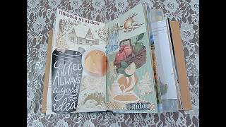 #hillsideheartprompts/ @CarolineontheHillside / Magazine Page/ Warmth/Art Journaling/Junk Journal