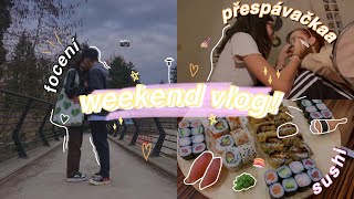 weekend vlog - sushi, focení, přespávačka ft. Gabča, Terka// juliet deer
