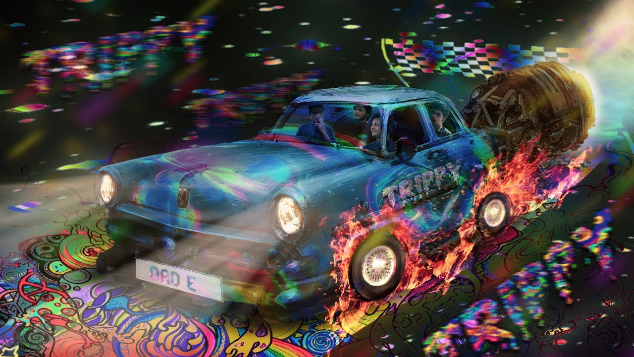 Trippy Vibez | @DaD.E ft. @shaleem7 , Talha  | Prod (@sabihmusic ) - Official lyrical video