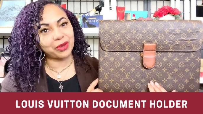 vintage louis vuitton document holder