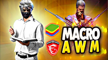 شرح طريقة عمل ماكرو AWM‼️😱 على جميع المحاكيات MACRO AWM (BLUESTACKS | MSI)