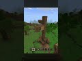 How you can upgrade your trees in Minecraft 😮 #minecraft #shorts ￼