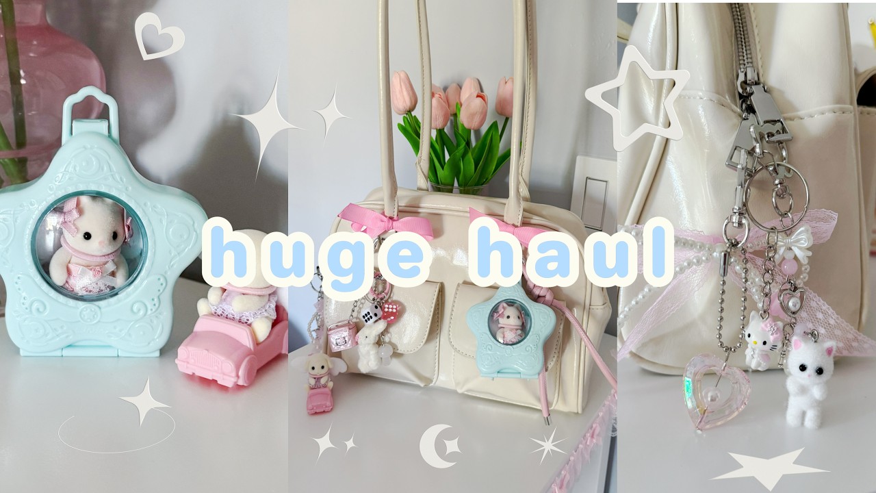 $500 HUGE HAUL ASMR UNBOXING (30+ items) - Aliexpress, Sylvanian Families, Calico Critters,Pinterest