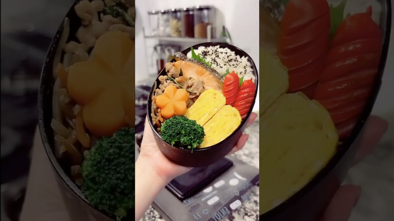【お弁当作り】1分で見る！豚こまの野菜炒め #Shorts #お弁当 #obento