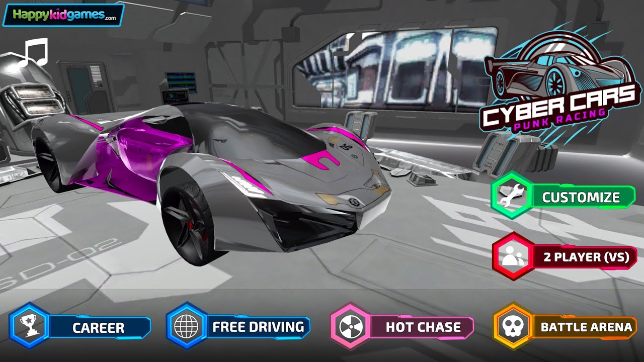 Cyber Cars Punk Racing 2 🕹️ Jogue no CrazyGames