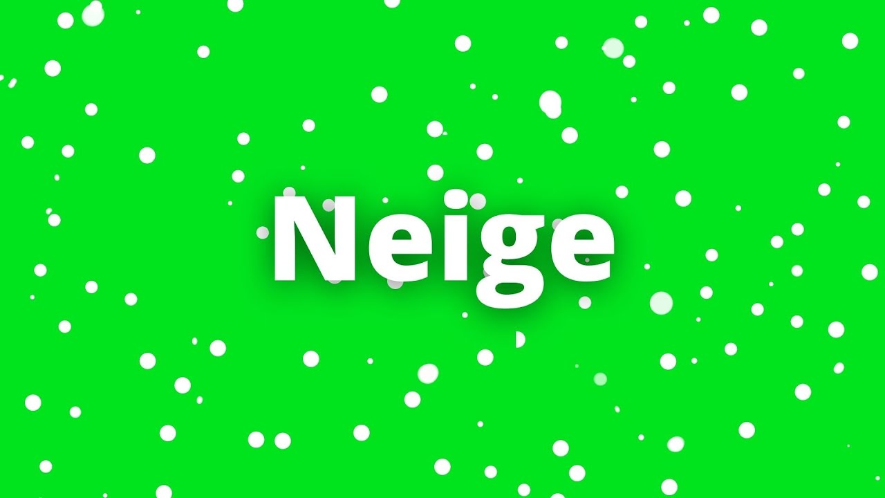 Fond vert neige 1920x1080