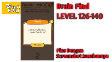 Kunci Jawaban Brain Find Level 126 - 140 Bahasa Indonesia